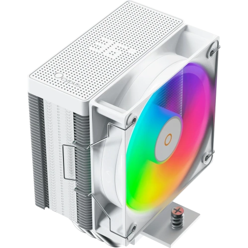 Вентилятор Ocypus Gamma A40 WH ARGB Digital, 100mm ARGB Fan, Top Display Panel, 4 Heat pipes, 4-Pin PWM, 600-2400 RPM, 29.5DBA, Hydro Bearing, LGA115X