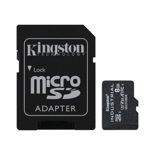 Карта памяти Kingston Industrial Temperature (SDCIT2/8GB) microSDHC 8Gb Class UHS-I с адаптером