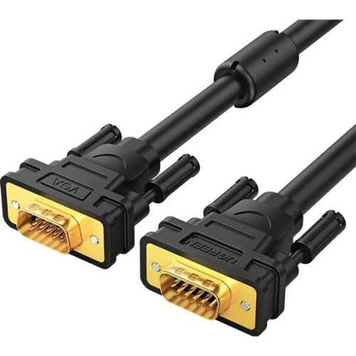 Кабель UGREEN VG101 11632 VGA Male to Male Cable 5m Black Кабель UGREEN VG101 11632 VGA Male to Male Cable 5m Black