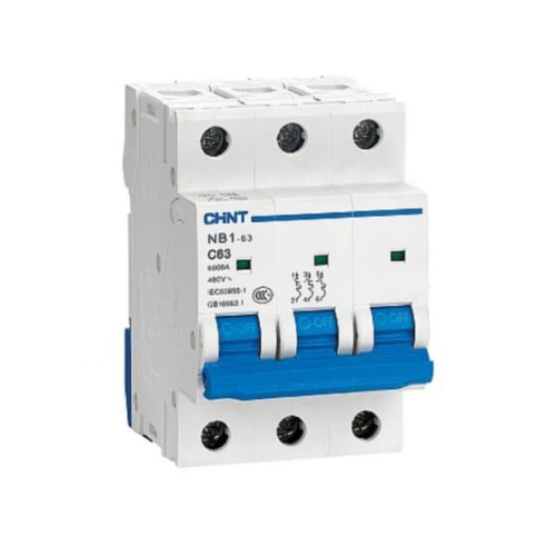 Автоматический выключатель CHINT NB1-63 (179703) 3P 25A 6кА х-ка C