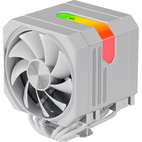 Кулер upHere UP2TC6 White / 6HPx6mm, 265W TDP, dual tower, 2x120mm fans, 600-1650RPM, 68 CFM, 25dBA, ARGB cover