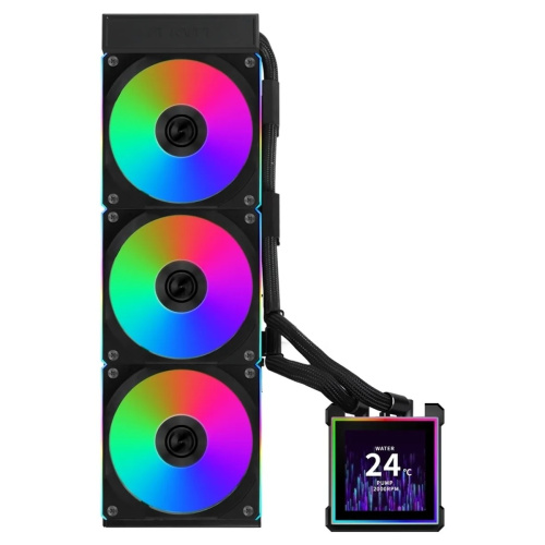 СВО Lian Li HydroShift II LCD-S 360CL (GHS2LCDS36CB Black) (G89.GHS2LCDS36CB.R0) / 3.4" IPS LCD / 3x120mm ARGB PWM Fans
