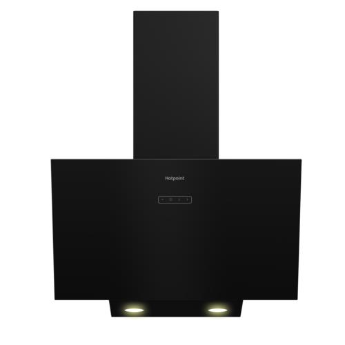 Вытяжка наклонная Hotpoint HPHV 63LT BL черный/черный