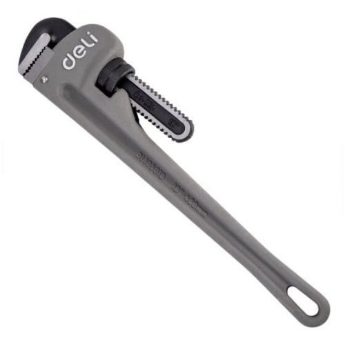 Ключ трубный Deli DL105018 Стиллсона облегченный 405мм, 60мм
