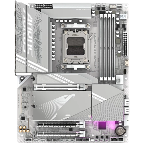 Материнская плата Gigabyte X870 Aorus Elite WiFi7 Ice, RTL