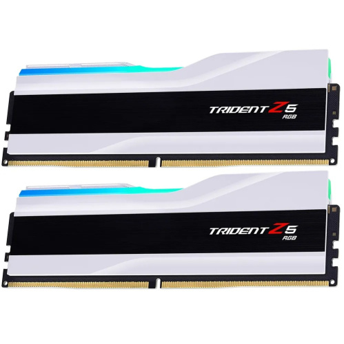 ОЗУ G.SKILL Trident Z5 RGB 64GB (F5-6400J3239G32GX2-TZ5RW) (2x32GB) DDR5 6400MHz CL32 (32-39-39-102) 1.4V / White