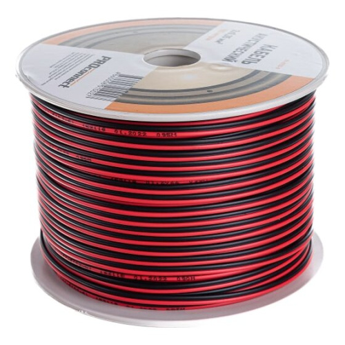 Кабель акустический PROconnect 01-6102-6 2х0,35мм² красно-черный 100м