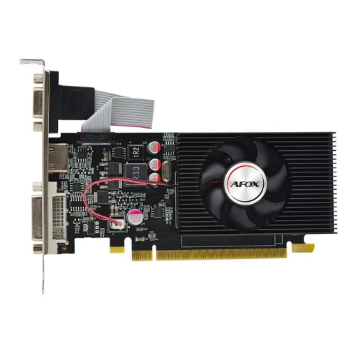 Видеокарта AFOX Nvidia GeForce GT 730 (AF730-2048D3L5), 2Gb DDR3, 128 бит, PCI-E, VGA, DVI, HDMI, Retail