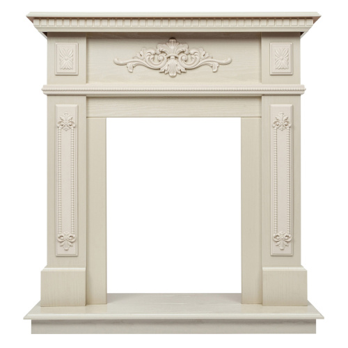 Портал каминный из МДФ RealFlame Lilian WT жемчуг, под очаги (Majestic, Fobos, Eugene, 3D Olympic)