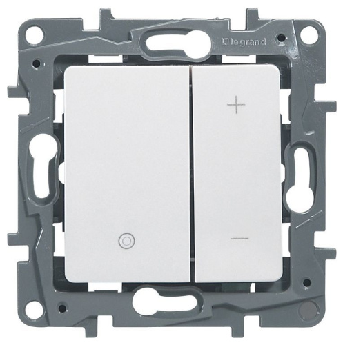 Диммер Legrand Etika скрыт. кноп. IP20 белый (672218)