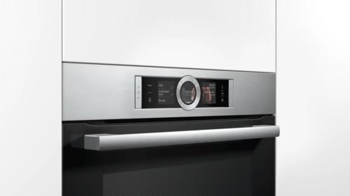 Электрический духовой шкаф Bosch HSG636ES1 серебристый