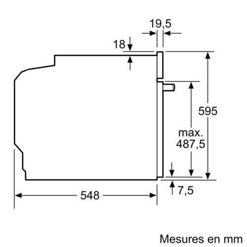 Электрический духовой шкаф Siemens HB676GBS1 серебристый