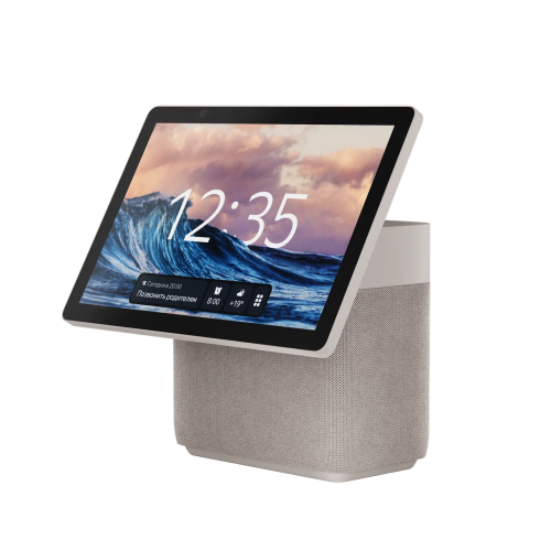 Яндекс Станция Дуо Макс с Алисой YNDX-00055BIE, с Zigbee, 60Вт , бежевый