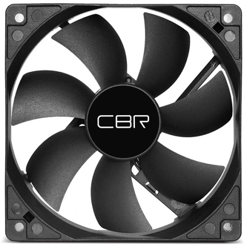 Вентилятор CBR CBR-CF-8025-1600B, 80*80*25мм, 3-pin+molex, 1600 RPM, 30 CFM, 24.6 dBA