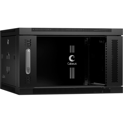 Шкаф коммутационный CABEUS SH-05F-6U60/45-BK