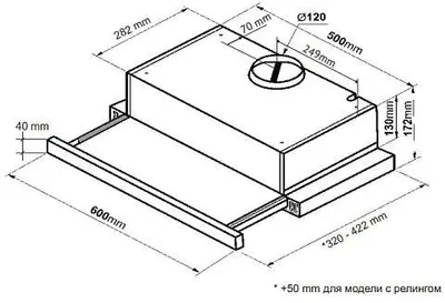  Вытяжка Korting KHP 6617 GN