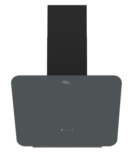 Вытяжка наклонная Оasis  ML-60B черный/серый