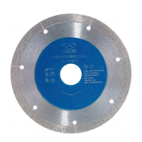 Диск алмазный KEOS Professional Ultra DBP00.125 1,0мм 125мм/22,23