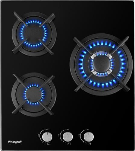 Газовая варочная поверхность Weissgauff HGG 451 BGh Nano Glass