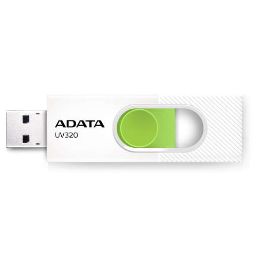USB-флешка A-DATA UV320 (AUV320-512G-RWHGN) 512GB USB 3.2, белый/зеленый