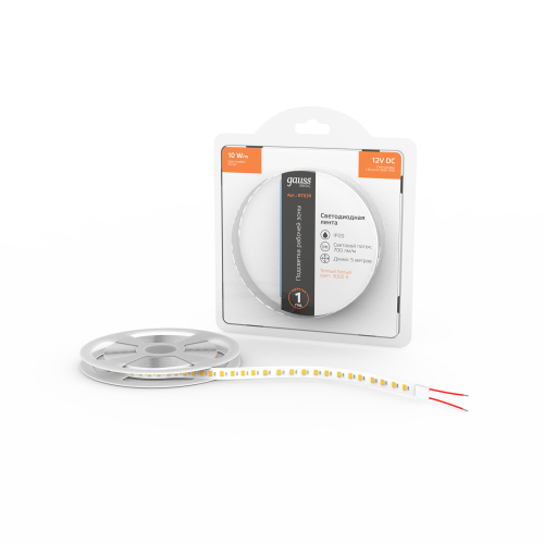 Светодиодная лента GAUSS Basic BT039 50Вт, 5м Светодиодная лента GAUSS Basic BT039 50Вт, 5м