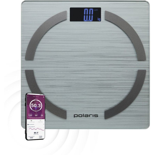 Весы напольные Polaris PWS 1886 IQ Home серебристый