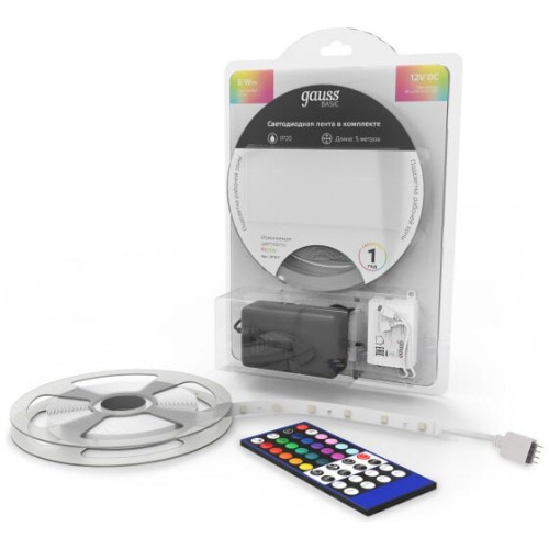 Лента светодиодная Gauss Basic BT011 5м
