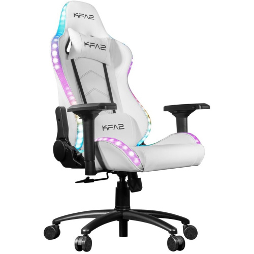Кресло игровое KFA2 Gaming Chair 01 RGB SE (RK02P4DWY2) White With RGB remote control