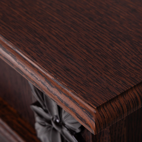 Электрокамин RealFlame Philadelphia 25,5/26 DN орех с очагом 3D Cassette 630 Black Panel