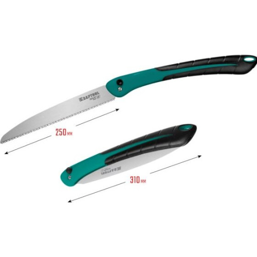 Ножовка KRAFTOOL CAMP Fast 9 15218 для быстрого реза сырой древесины, 250 мм