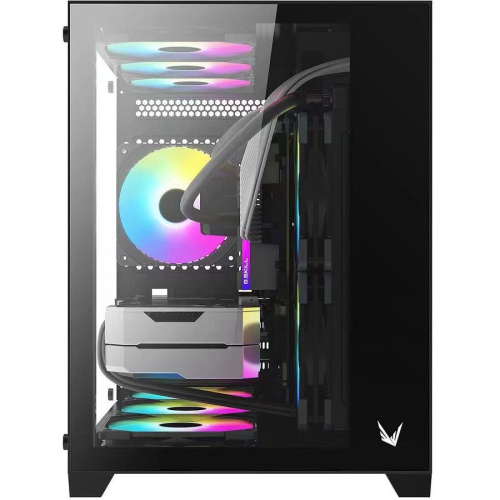 Корпус Formula Crystal Z5 черный без БП mATX 1x120mm 2xUSB2.0 1xUSB3.0