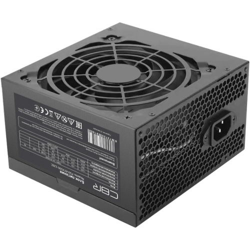 Блок питания CBR PSU-ATX500-12EC ATX, 500W, 20+4pin/1*4+4pin/1*6pin/2*IDE/4*SATA, 12cm fan, black