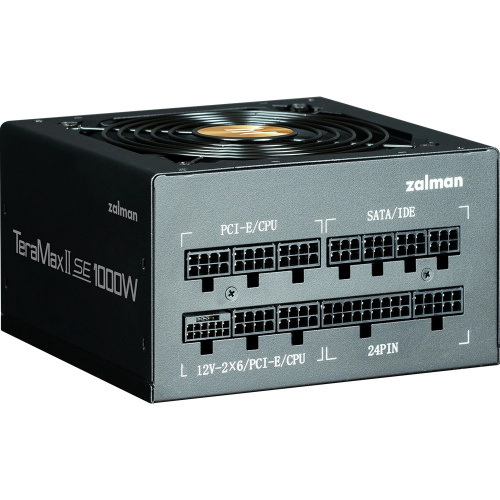 Блок питания Zalman ZM1000-TMX2SE, 1000W, ATX12V v3.1, APFC, 12cm Fan, 80+ Gold Gen5.1, Full Modular, Retail