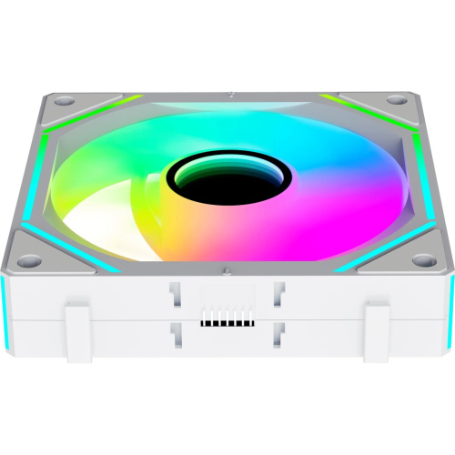 Вентилятор Ocypus Gamma F12 UNI WH ARGB Reverse Blade 3 in 1, 3x120x120x25mm, 4-Pin PWM, 800-1800 RPM, 31 DBA Max, Hydro Bearing