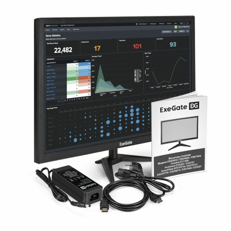 Монитор ExeGate EB2700A (EX297312RUS) черный