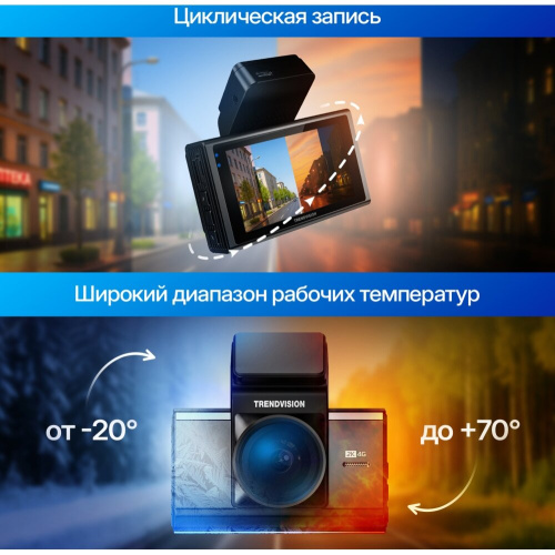 Видеорегистратор TrendVision Online Air 4G черный