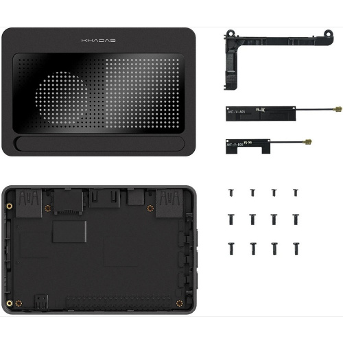 Корпус Khadas DIY Case2 for VIMs SBC (KCS-B-001) Plate Metal, Piano Black