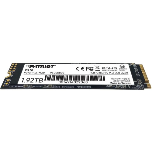 SSD Patriot P310 P310P192TM28 PCIe 3.0 x4 1920GB M.2 2280