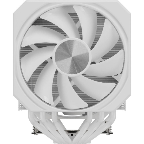Кулер upHere UP2TC6 White / 6HPx6mm, 265W TDP, dual tower, 2x120mm fans, 600-1650RPM, 68 CFM, 25dBA, ARGB cover
