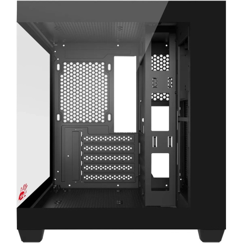Корпус Bloody CC-121 (CC-121-BK) черный без БП mATX 7x120mm 1xUSB2.0 1xUSB3.0 audio