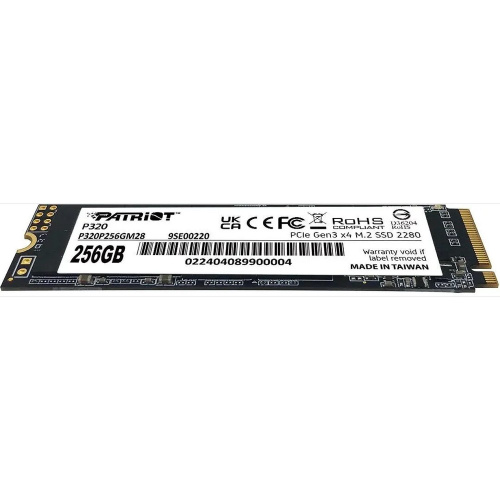 SSD Patriot P320 P320P256GM28 PCIe 3.0 x4 256GB M.2 2280