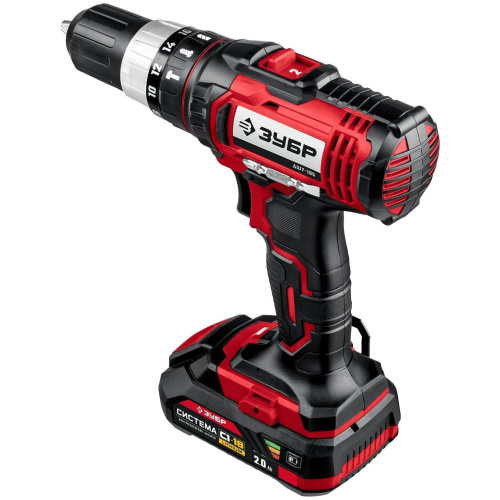 Дрель-шуруповерт ударная ЗУБР ДШУ-185-22