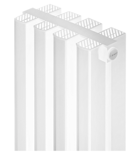 Алюминиевый радиатор отопления Stout SRA-2120-180004 Tonale 1800 4 секции белый RAL 9010