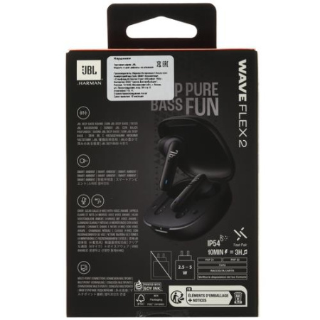 Наушники TWS JBL Wave Flex 2 черный