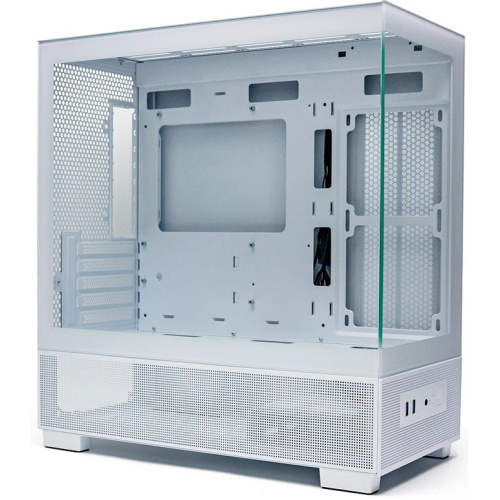 Корпус XASTRA Q500M-0F White (Q500M-0F-WH) mATX/Aquarium/Screewless/no fans