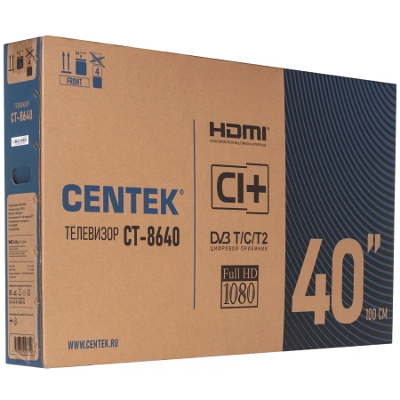 Телевизор Centek CT-8640 черный