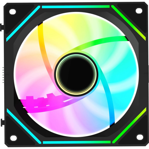 Вентилятор Ocypus Gamma F12 UNI BK ARGB Reverse Blade 3 in 1, 3x120x120x25mm, 4-Pin PWM, 800-1800 RPM, 31 DBA Max, Hydro Bearing