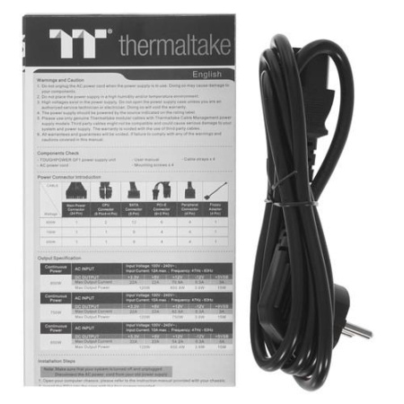 Блок питания Thermaltake Toughpower GF1 650W [PS-TPD-0650FNFAGE-1] черный