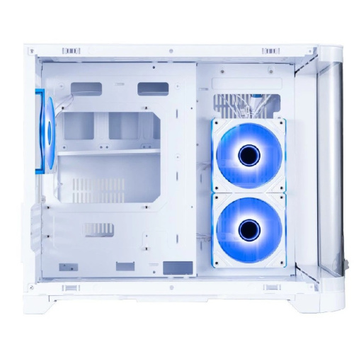 Корпус 1STPLAYER Uview UV6 ARGB White (UV6-WH-2FC7R-W-1FC7-W) / mATX / 3x120mm ARGB fans