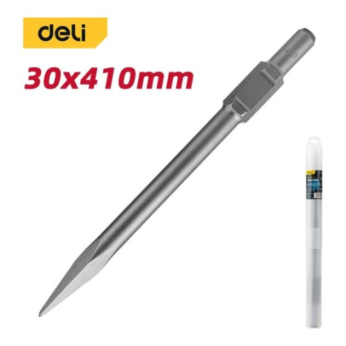 Долото-пика Deli DH-HJZ030-E1 HEX30, 30*410мм, 40Cr